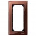 Рамка 2-постовая без перегородки Merten M-Elegance Стекло Махагон MTN4025-3215 