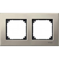 Рамка 2-постовая Merten M-Elegance Дерево Титан MTN403205 Рамка 2-постовая Merten M-Elegance Дерево Титан MTN403205