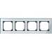 Рамка 4-постовая Merten M-Elegance Стекло Алмаз MTN4040-3260 