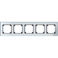 Рамка 5-постова Merten M-Elegance Скло. Колір Діамант MTN4050-3260 