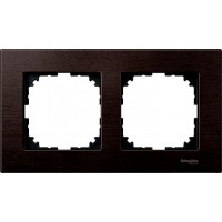 Рамка 2-постовая Merten M-Elegance Дерево Венге MTN4052-3471 Рамка 2-постовая Merten M-Elegance Дерево Венге MTN4052-3471