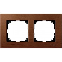 Рамка 2-постовая Merten M-Elegance Дерево Вишня MTN4052-3472 Рамка 2-постовая Merten M-Elegance Дерево Вишня MTN4052-3472