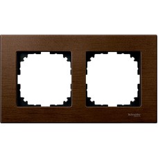 Рамка 2-постовая Merten M-Elegance Дерево Орех MTN4052-3473 