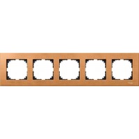 Рамка 5-постовая Merten M-Elegance Дерево Бук MTN4055-3470 Рамка 5-постовая Merten M-Elegance Дерево Бук MTN4055-3470