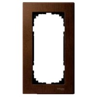 Рамка 2-постова без перегородки Merten M-Elegance дерево. Колір Горіх MTN4058-3473 Рамка 2-постова без перегородки Merten M-Elegance дерево. Колір Горіх MTN4058-3473