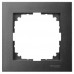 Рамка 1-постовая Merten M-Pure Антрацит MTN4010-3614 
