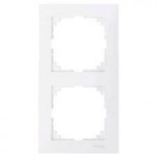 2 постовая рамка Merten M-Pure полярно-белая (MTN4020-3619)