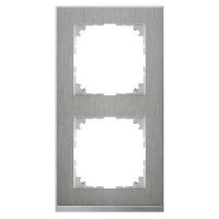 Рамка 2-постовая Merten M-Pure Decor Сталь/ алюминия MTN4020-3646 Рамка 2-постовая Merten M-Pure Decor Сталь/ алюминия MTN4020-3646