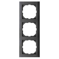 Рамка 3-постовая Merten M-Pure Антрацит MTN4030-3614 