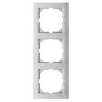 Рамка 3-постова Merten M-Pure. Колір Алюміній MTN4030-3660 