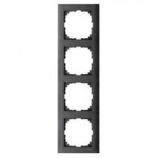 4 постовая рамка Merten M-Pure антрацит (MTN4040-3614)