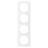 Рамка 4-постовая Merten M-Pure. Цвет Полярно-белый (MTN4040-3619)