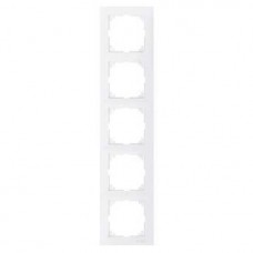 5 постовая рамка Merten M-Pure полярно-белая (MTN4050-3619)