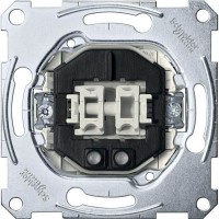 MTN3135-0000 2-клавішний механізм вимикача з підсвічуванням Merten System M, 1 полюс, 10А