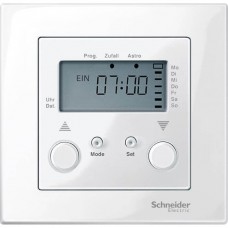 MTN581619 Таймер для жалюзі з підключенням датчика Merten System M. Колір Полярно-Білий