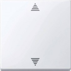 MTN587925 Кнопочный выключатель для жалюзи с функцией памяти и с подключением датчика Merten System M Активный белый