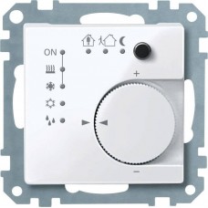 Терморегулятор KNX з 4-кнопковим інтерфейсом Merten System M. Колір Активний Білий MTN616725