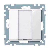 1-кнопковий вимикач KNX plus Merten System M. Колір Активний Білий MTN617125