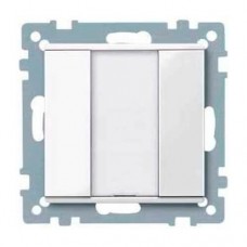 1-кнопочный выключатель KNX plus Merten System M Активный белый MTN617125