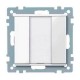 1-кнопочный выключатель KNX plus Merten System M Активный белый MTN617125
