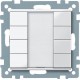4-кнопочный выключатель KNX plus Merten System M Активный белый MTN617425 4-кнопочный выключатель KNX plus Merten System M Активный белый MTN617425