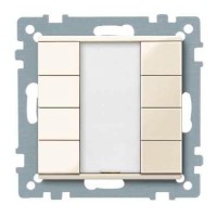 4-кнопочный выключатель KNX plus Merten System M Бежевый MTN617444