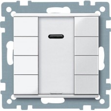4-кнопковий вимикач KNX Plus з ІЧ-приймачем Merten System M. (колір Активний Білий) арт. MTN617525