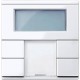 2-кнопковий вимикач з терморегулятором KNX plus Merten System M. Колір Активний Білий MTN6212-0325