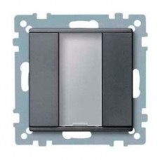 1-кнопочный выключатель KNX plus Merten System M Антрацит MTN627514