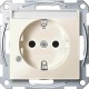 Механизм розетки с заземлением Merten System M (MTN2303-0344)