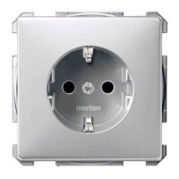 D-Life розетка 16а, с з/к, без шт, сахара Merten Schneider Electric (MTN2300-4060)