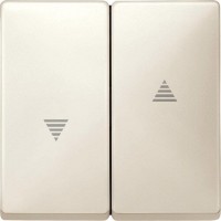 Клавиша для выключателей рольставней Merten System Design. Цвет Бежевый (MTN411544)
