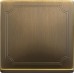 Клавиша для 1-кнопочного выключателя Merten Antique цвет античная латунь (MTN412143)