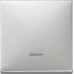 Клавиша с окошком для световой индикации Merten System Design.  Сталь MTN438046 