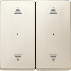 Клавіша для модуля 2-кнопкового вимикача KNX з символами стрілок та "вгору/вниз" Merten System Design. Колір Бежевий