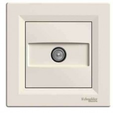 ⚡TV розетка проходная 4 dB Asfora кремовая (EPH3200223)