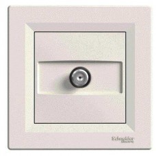 ⚡Розетка SAT прохідна 4 dB Asfora кремова (EPH3700223)