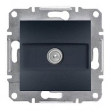 ⚡Розетка SAT кінцева 1 dB Asfora антрацит (EPH3700171)