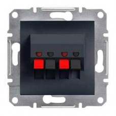 ⚡ Аудиорозетка Asfora антрацит (EPH5700171)