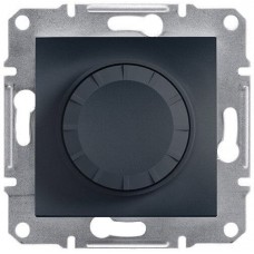 ⚡Світлорегулятор з підсвічуванням прохідний 600 ВА Asfora антрацит (EPH6500171)