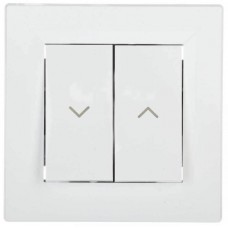 ⚡Вимикач для жалюзі Asfora IP20 білий (EPH1300121)