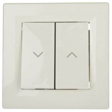 ⚡Вимикач для жалюзі Asfora IP20 кремовий (EPH1300123)