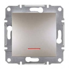 ⚡Выключатель с подсветкой Asfora IP20 бронза (EPH1400169)