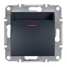 ⚡Картковий вимикач Asfora IP20 антрацит (EPH6200171)