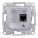 SDN4700160 Комп'ютерна розетка UTP RJ45 кат.6e неекранована Sedna. Колір Алюміній SDN4700160 Комп'ютерна розетка UTP RJ45 кат.6e неекранована Sedna. Колір Алюміній