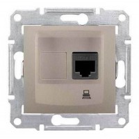 ⚡SDN4700168 Компьютерная розетка UTP RJ45 кат.6e неэкранированная Sedna. Цвет Титан ⚡SDN4700168 Компьютерная розетка UTP RJ45 кат.6e неэкранированная Sedna. Цвет Титан