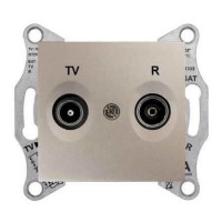 SDN3301668 Розетка TV/R кінцева 1 dB Sedna. Колір Титан