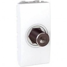 Розетка для ТБ одиночна гніздовий роз'єм серія Unica MGU3.468.18