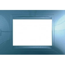 MGU4.103.54 Рамка 3-модульная Unica Allegro. Цвет Голубой лед