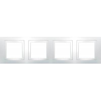 Рамка чотиримісна біла Unica Basic MGU2.008.18